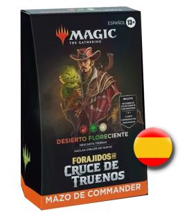 Magic the Gathering: Forajidos de Cruce de Truenos - Mazo de Commander (Desierto Floreciente)