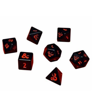 Dungeons & Dragons: Set de 7 Dados  (Heavy Metal RPG)