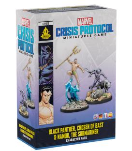 Marvel Crisis Protocol: Black Panther, chosen of Bast & Namor The Submariner(Inglés)