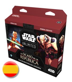 Star Wars Unlimited: El Ocaso de la Republica (Caja de Inicio) (PREVENTA 08/11)