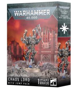 Warhammer 40,000: IChaos Space Marines (Chaos Lord with Jump Pack)