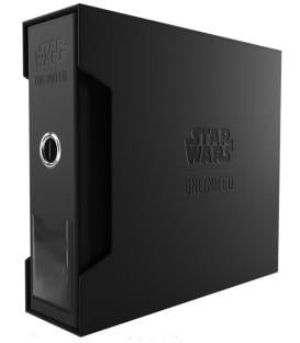 Star Wars Unlimited: Premium Cardport XL 24-Pocket (Negro)