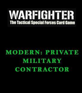     Modern: Private Military Contractor
